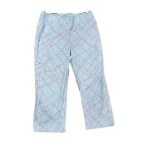 J.Mclaughlin Ivy pearl print cropped pants 12